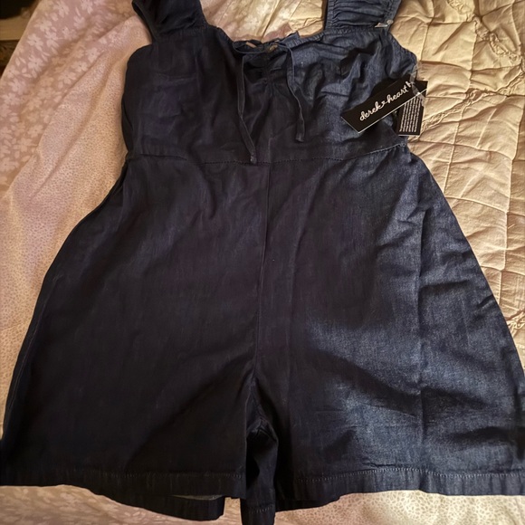 Derek Heart Pants - Derek Heart Dark Blue Jean Shorts, jumper Small NWT